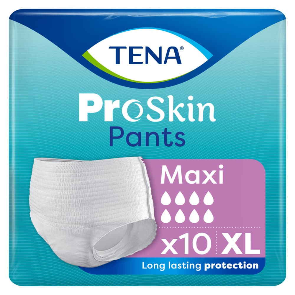 4x TENA Proskin Pants Maxi XL 10 stuks