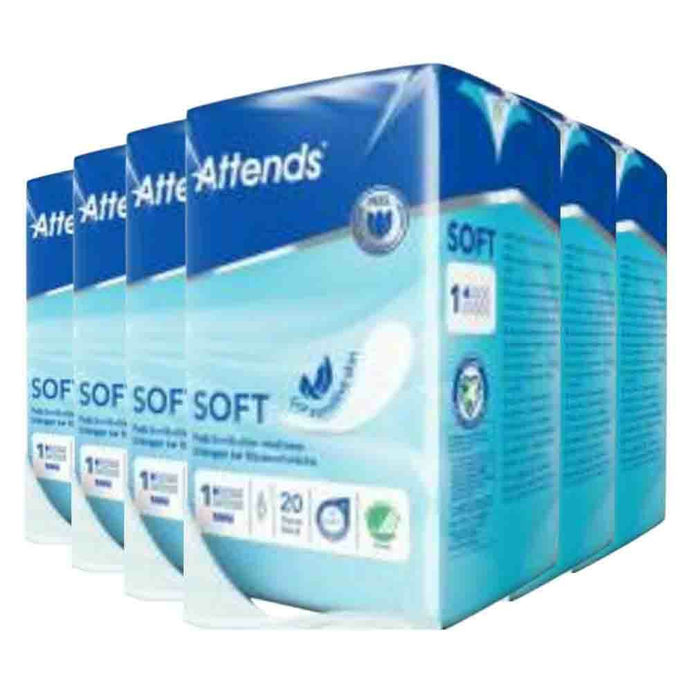 6x Attends Inlegger Soft Mini 1 20 stuks