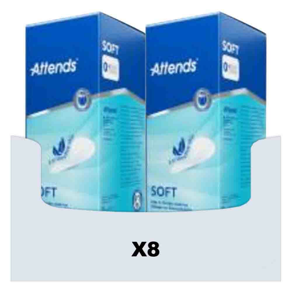 8x Attends Soft Ultra Mini 0 28 stuks
