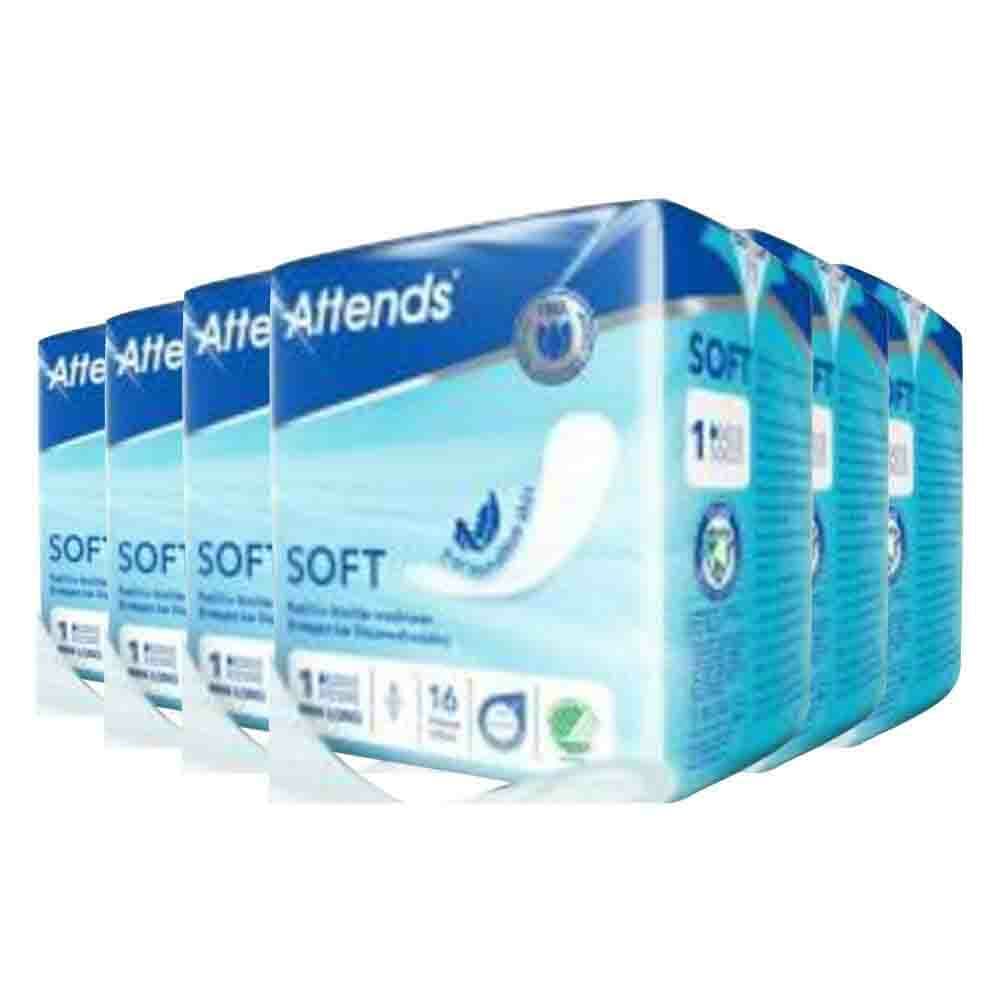 6x Attends Soft Mini Long 1 16 stuks