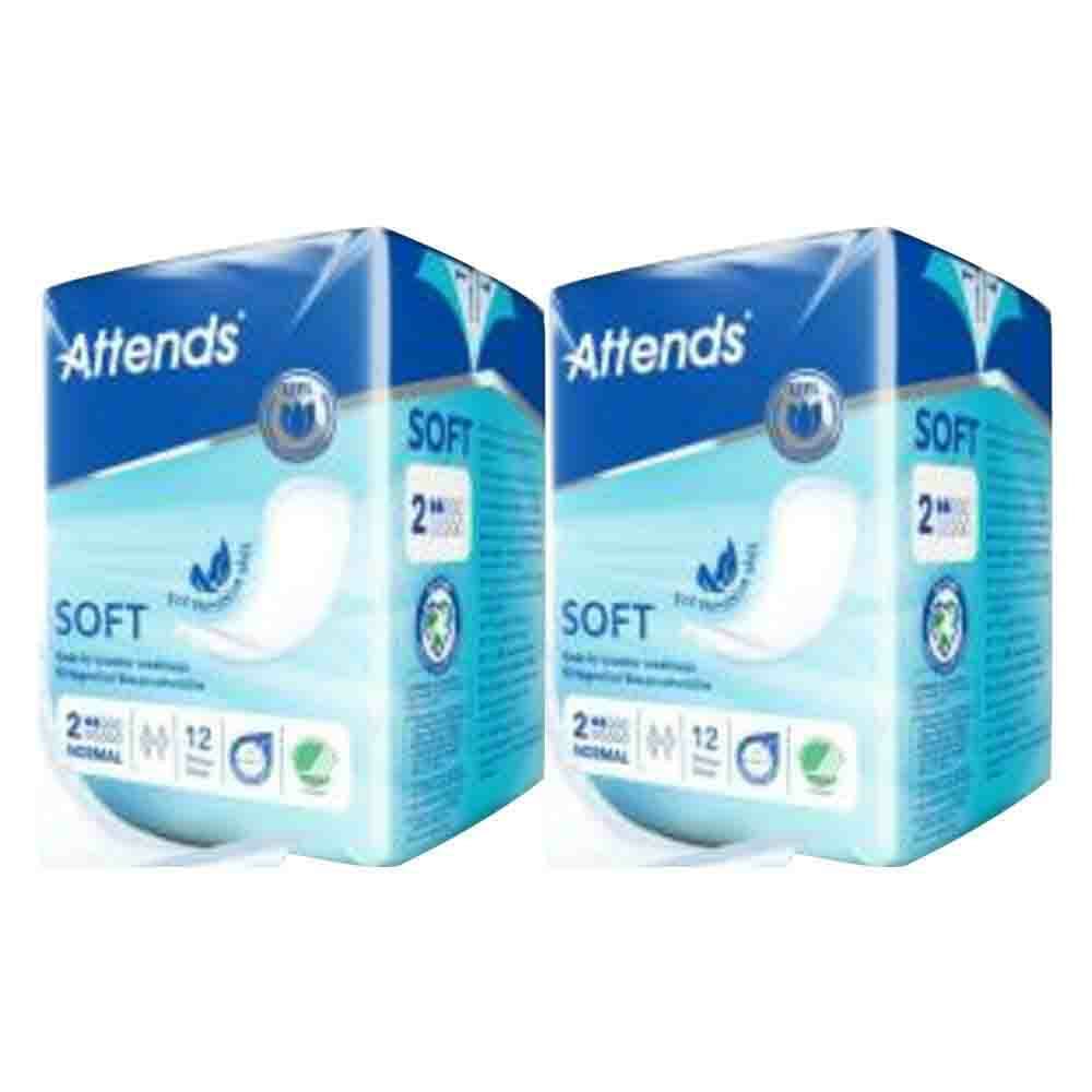 2x Attends Soft Normal 2 12 stuks