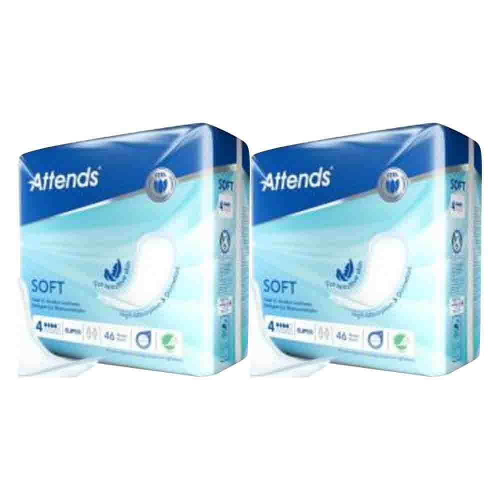 2x Attends Soft Super 4 46 stuks
