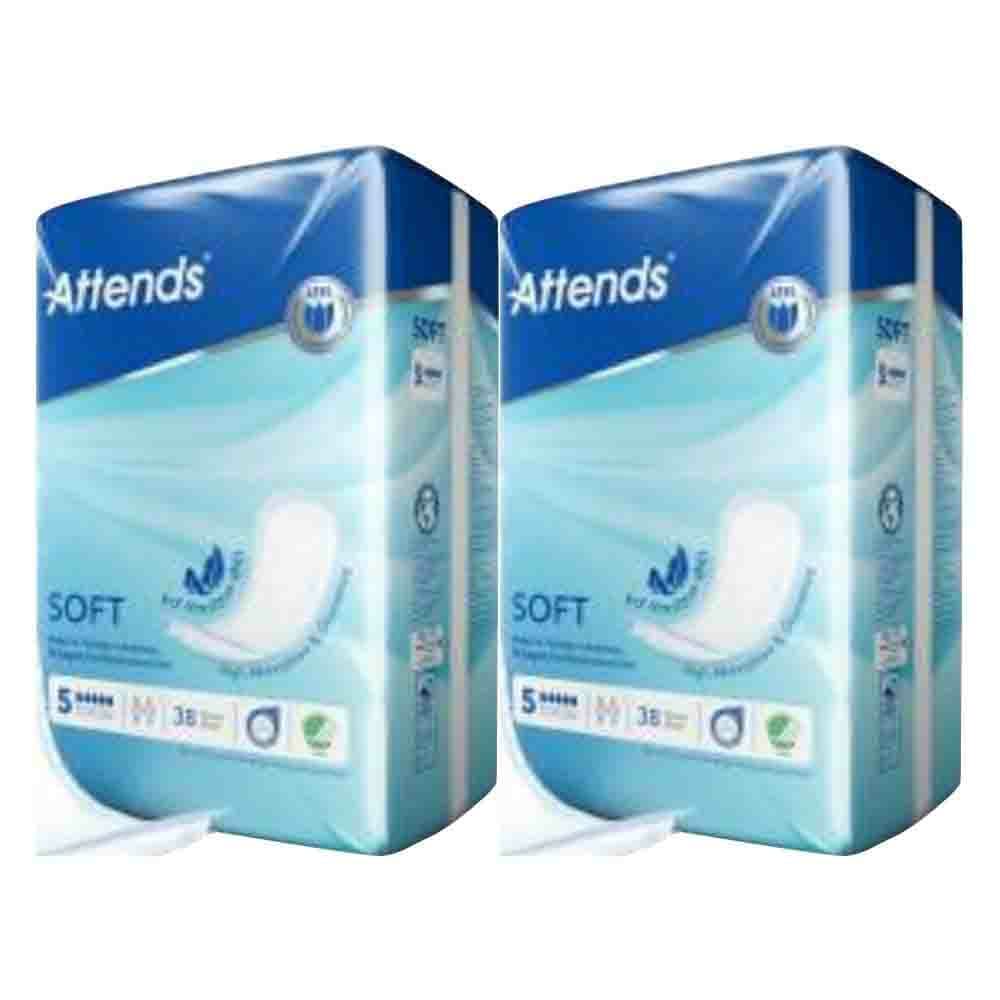 2x Attends Soft 5 38 stuks