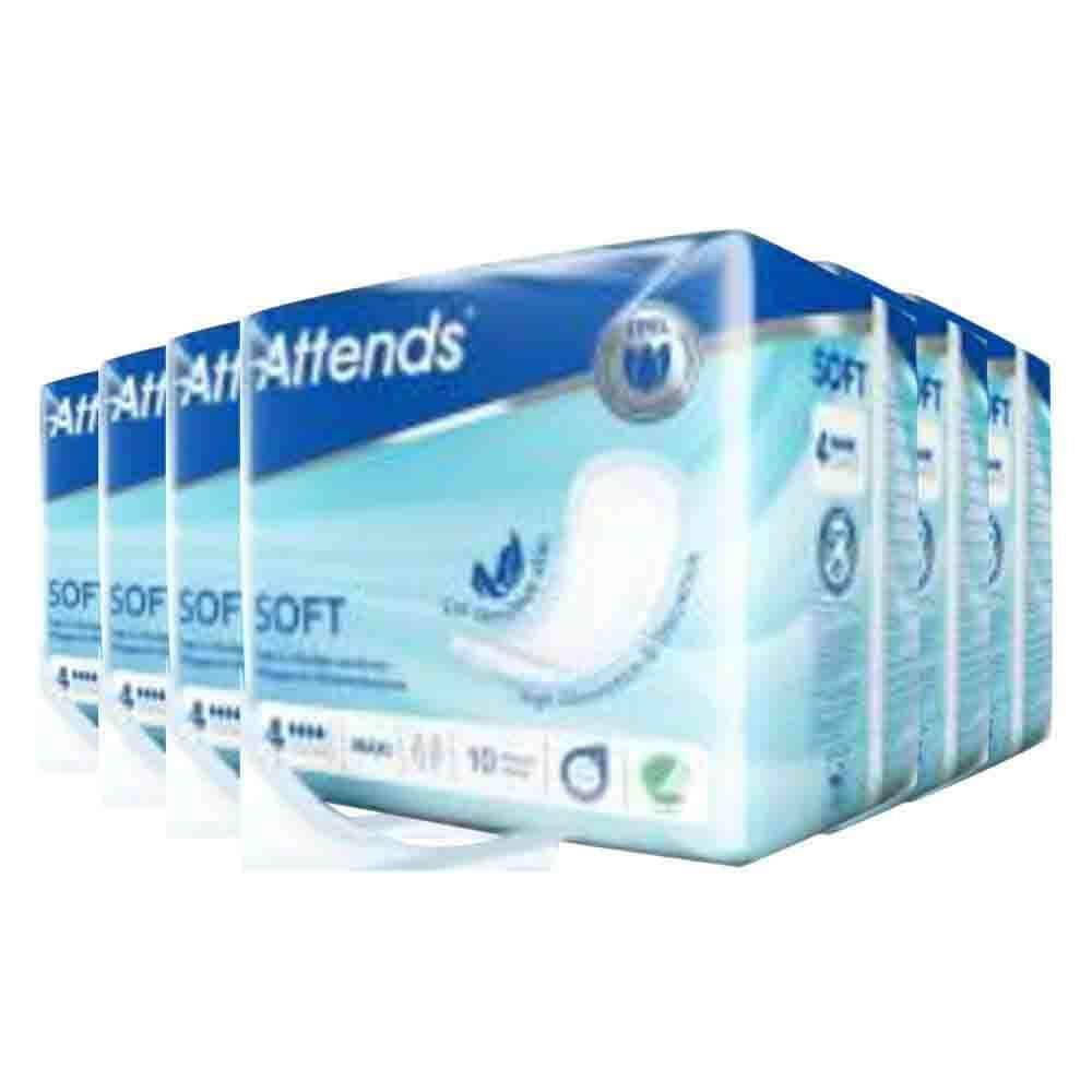 6x Attends Soft Maxi 4 10 stuks