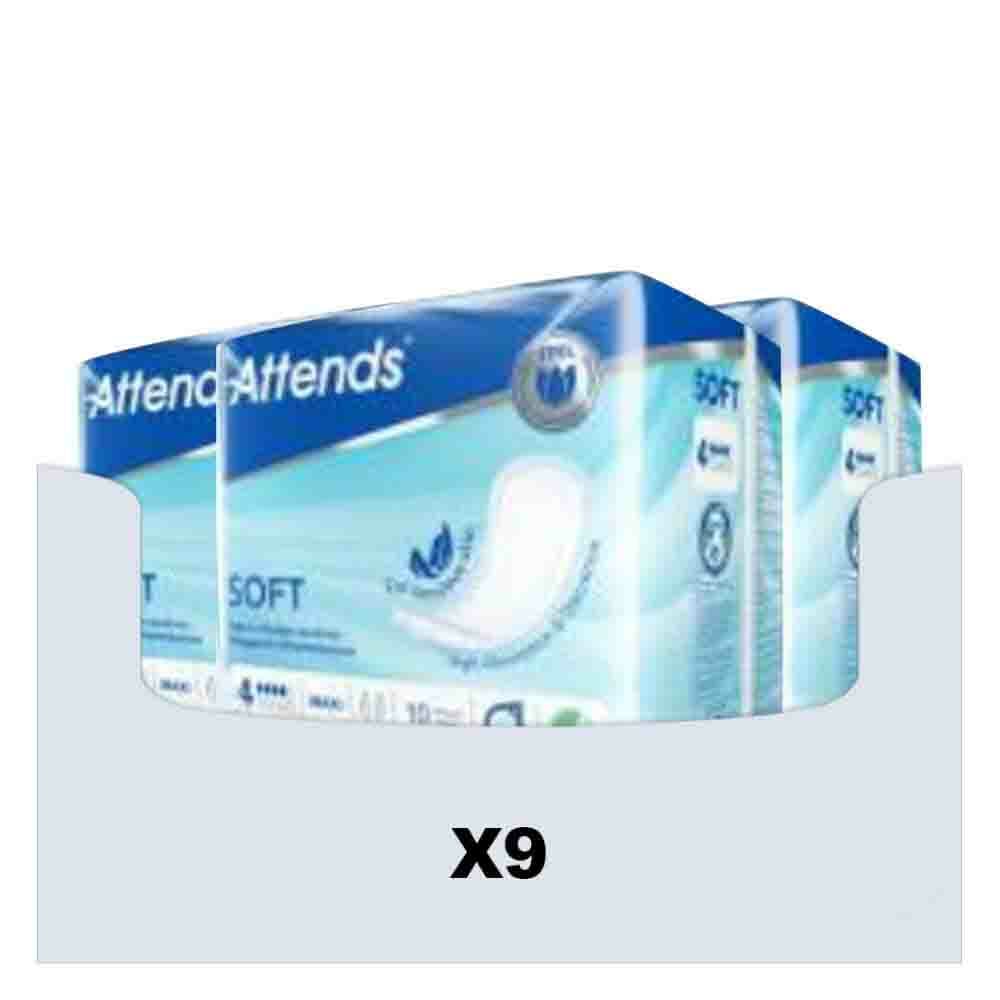 9x Attends Soft Maxi 4 10 stuks