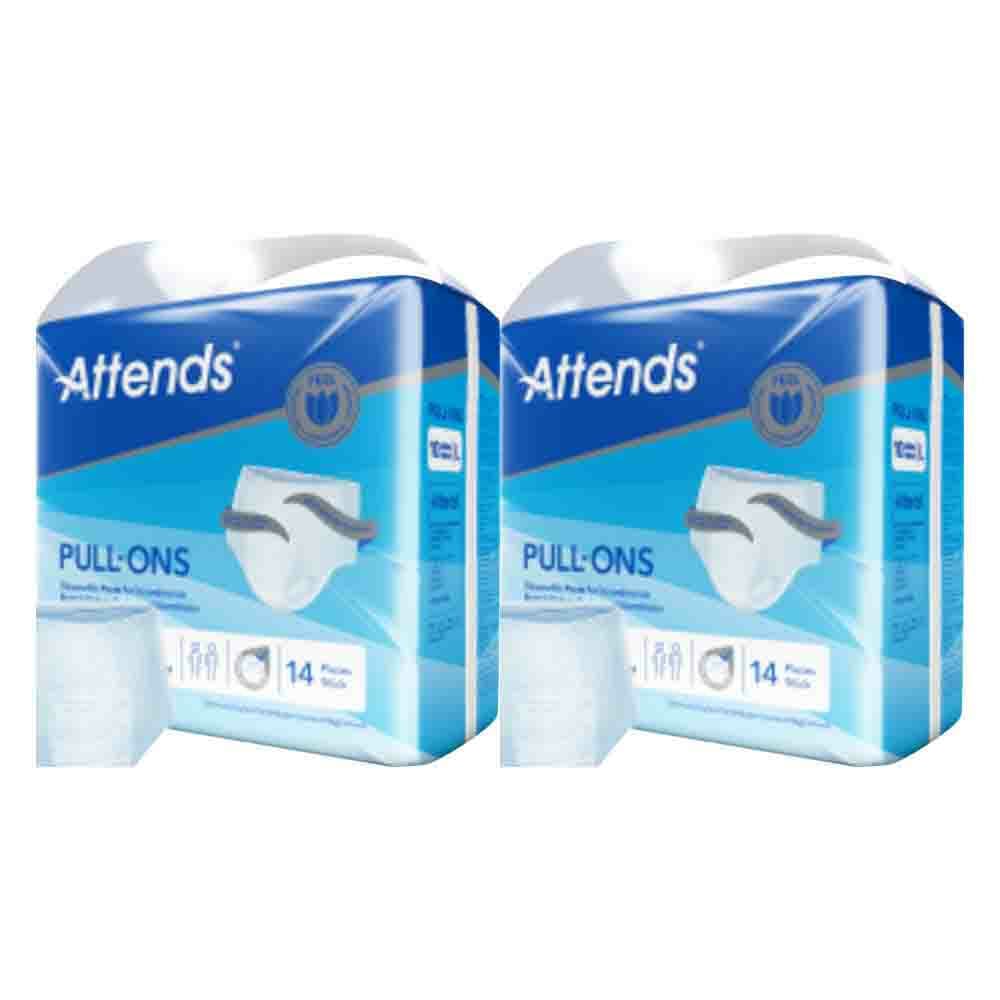 2x Attends Pull-Ons 10L 14 stuks