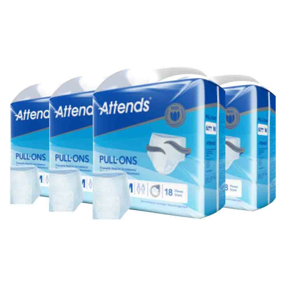 4x Attends Pull-Ons 6M 18 stuks
