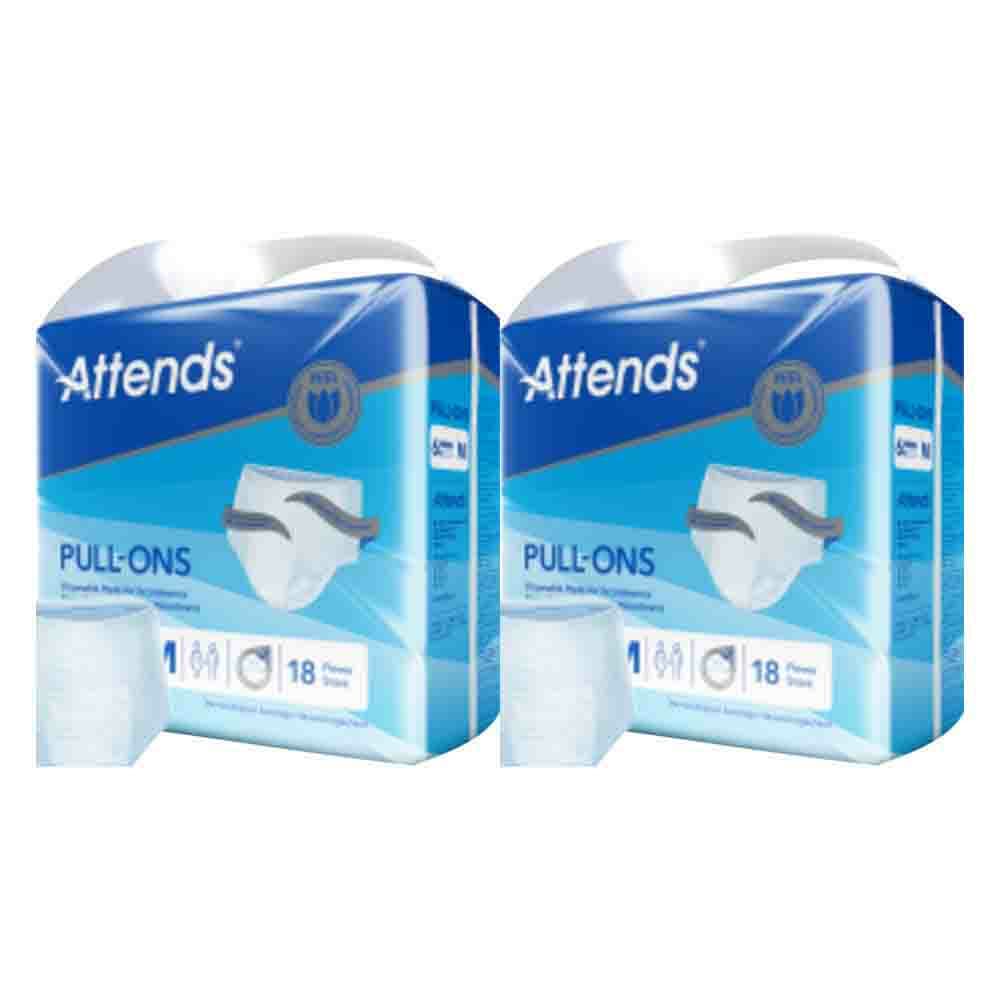 2x Attends Pull-Ons 6M 18 stuks
