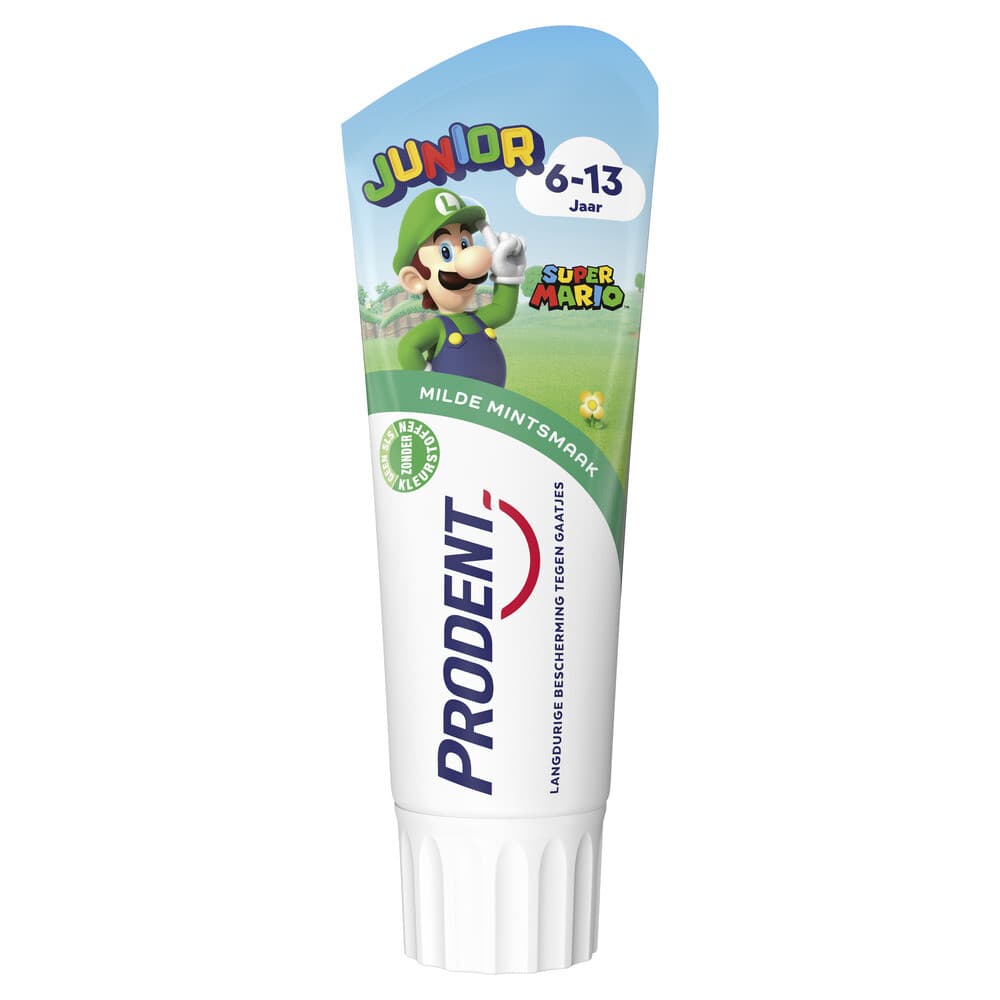 2+1 gratis: Prodent Tandpasta Super Mario 6-13 jaar 75 ml