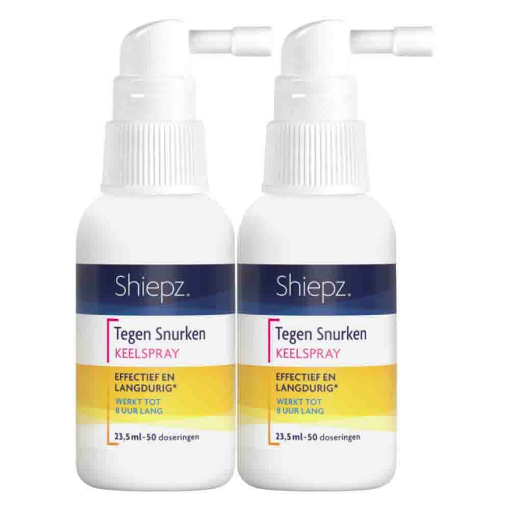 2x Shiepz Tegen Snurken Keelspray 23,5 ml