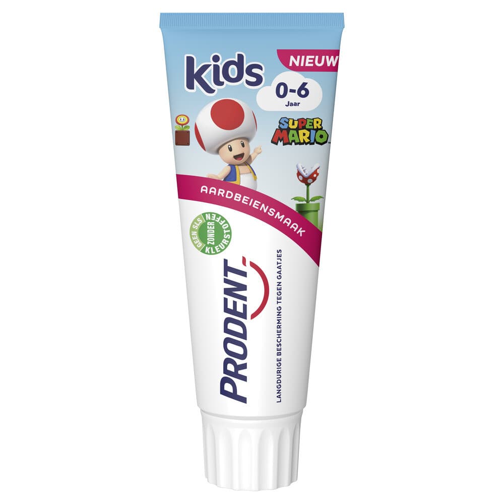 2+1 gratis: Prodent Tandpasta Super Mario 0-6 jaar 75 ml
