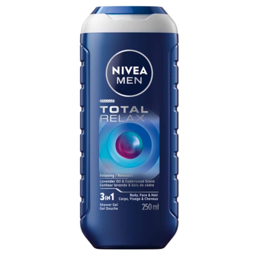 1+1 gratis: NIVEA Men Douchegel Total Relax 250 ml