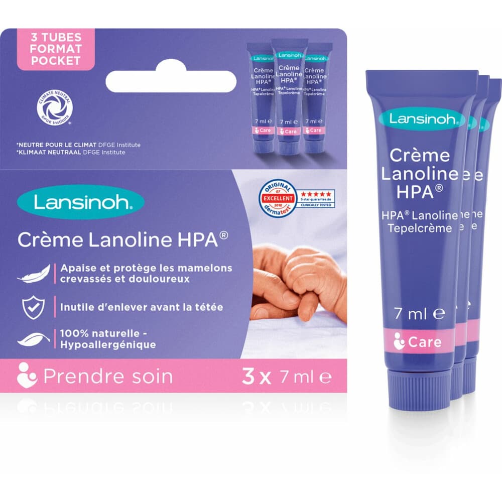 Lansinoh Tepelcréme Lanoline HPA 3 stuks