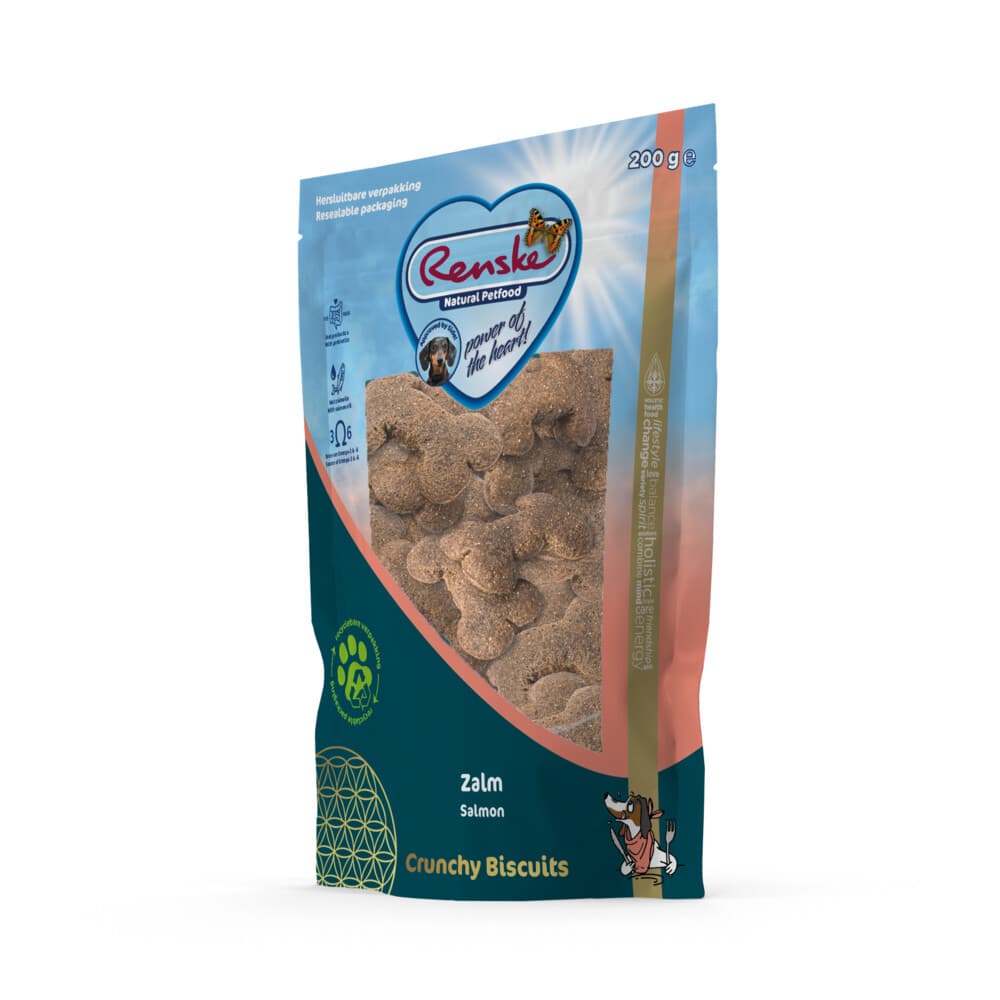 Renske Gezonde Beloning Crunchy Hondensnack Zalm 200 gr