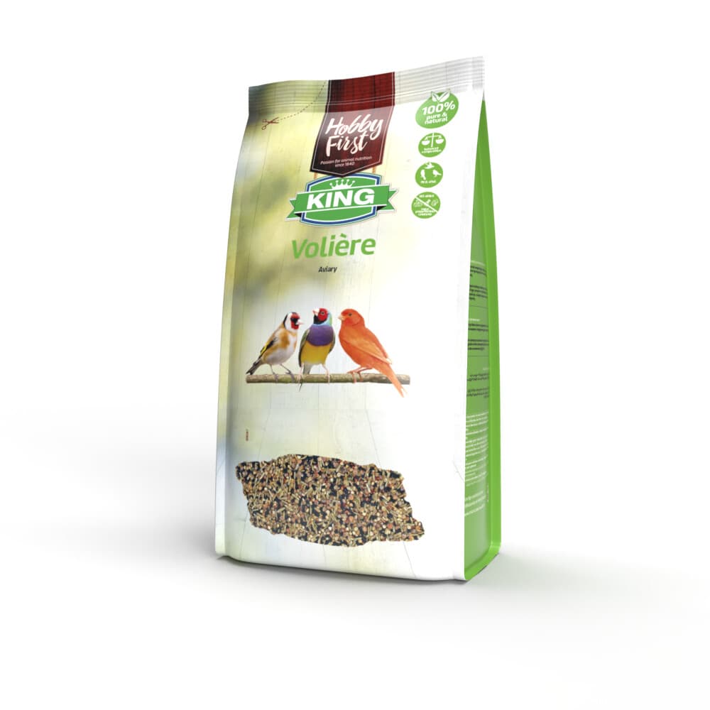 3x HobbyFirst King Voliere 4 kg