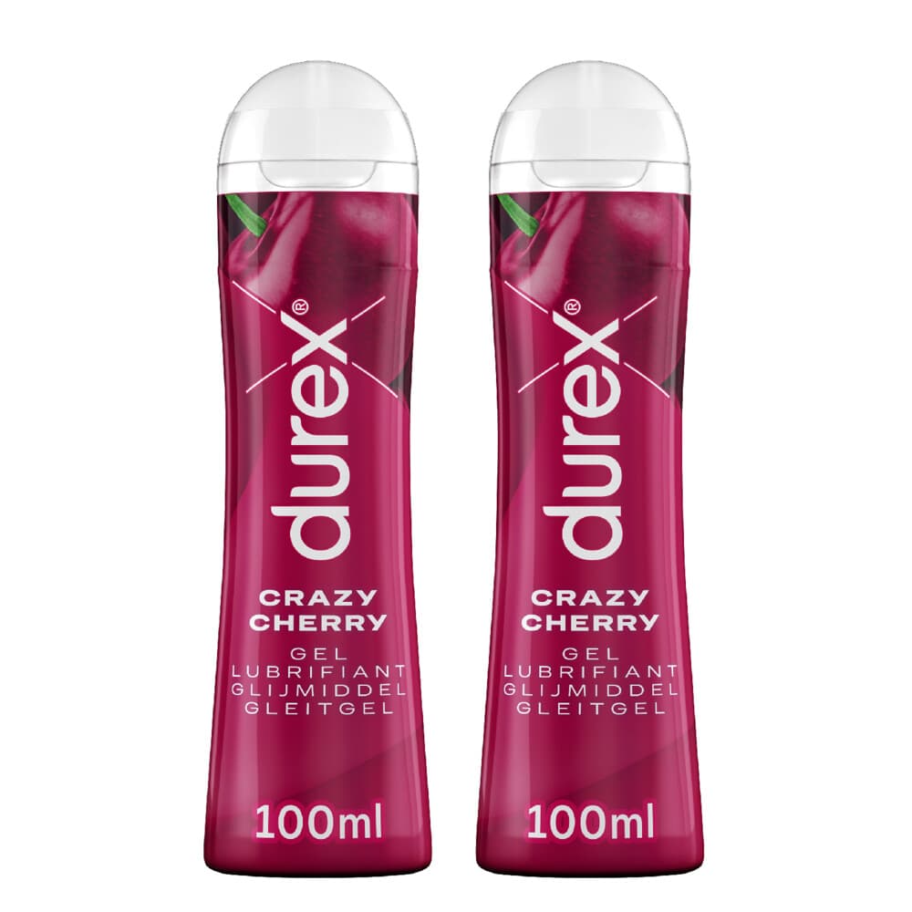 2x Durex Play Glijmiddel Crazy Cherry 100 ml