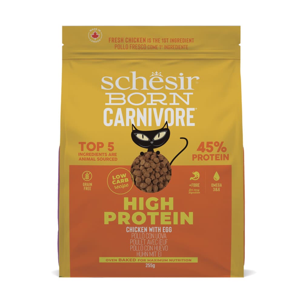 Schesir Born Carnivore Kattenvoer Chicken&Egg 255 gr