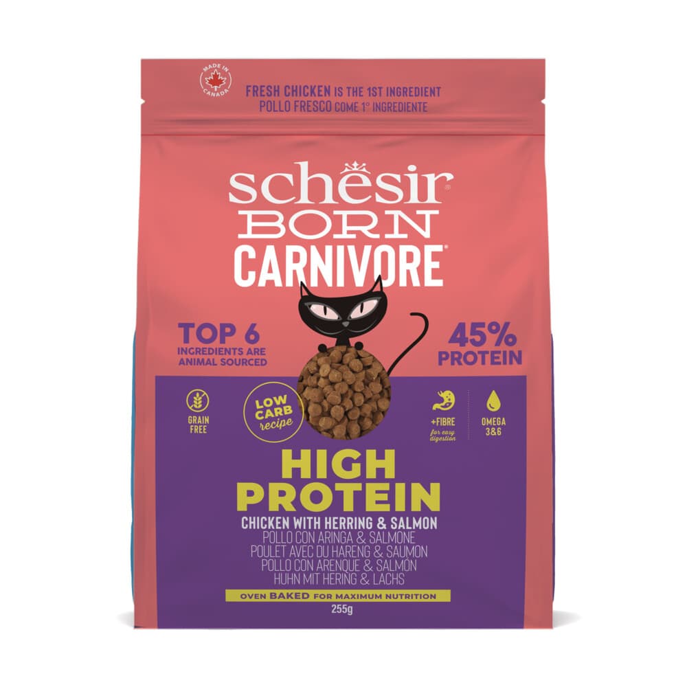 Schesir Born Carnivore Kattenvoer Chicken&Herring 255 gr