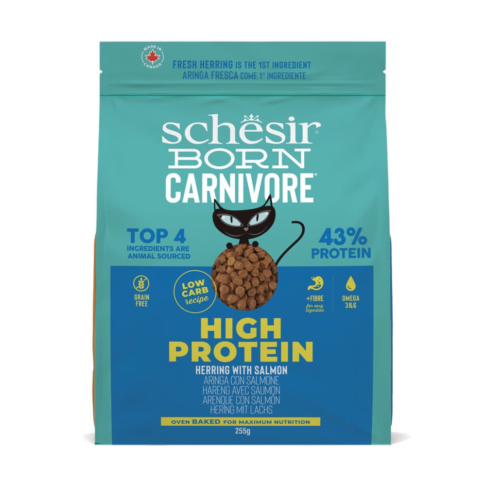 Schesir Born Carnivore Kattenvoer Herring&Salmon 255 gr