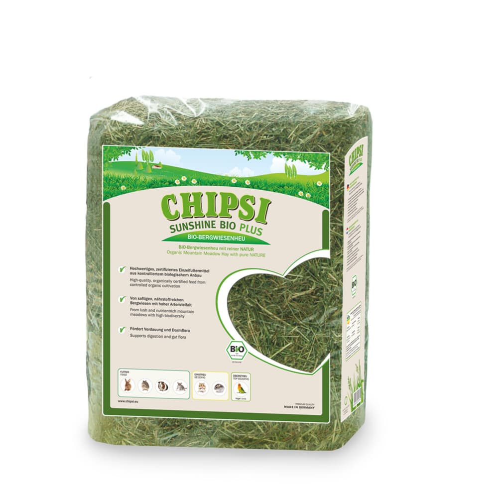 Chipsi Sunshine Bio Plus Weidehooi Naturel 3 kg