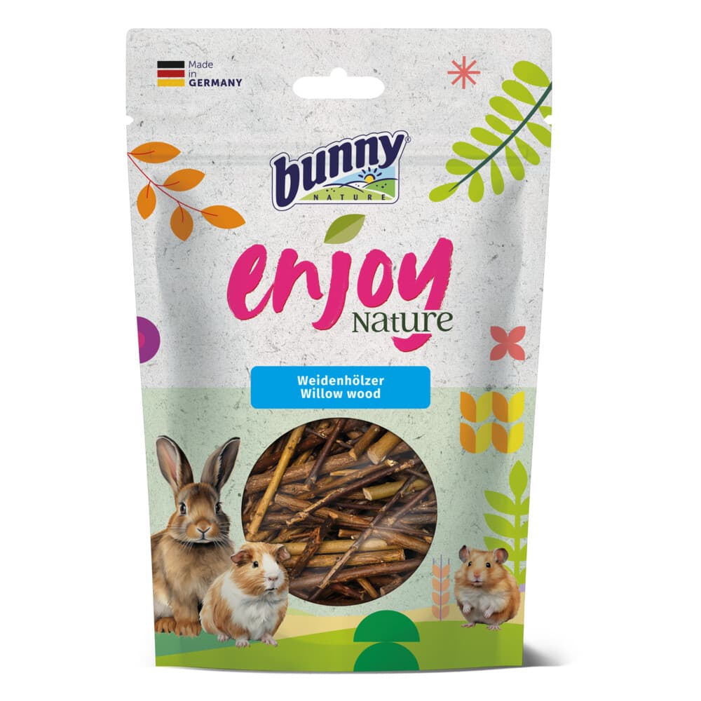 6x Bunny Nature Enjoy Nature Willow Wood 100 gr