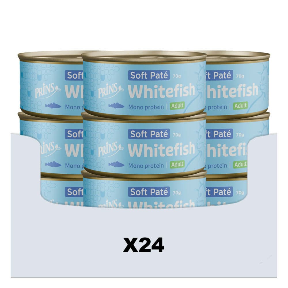24x Prins Soft Paté Kattenvoer Nat Zalm&Kip 70 gr
