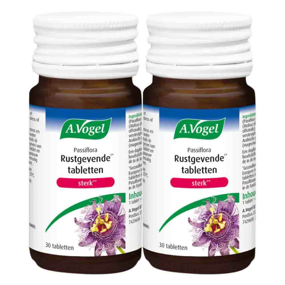 Gratis Verzending: 2x A.Vogel Passiflora Rustgevend Sterk 30 tabletten