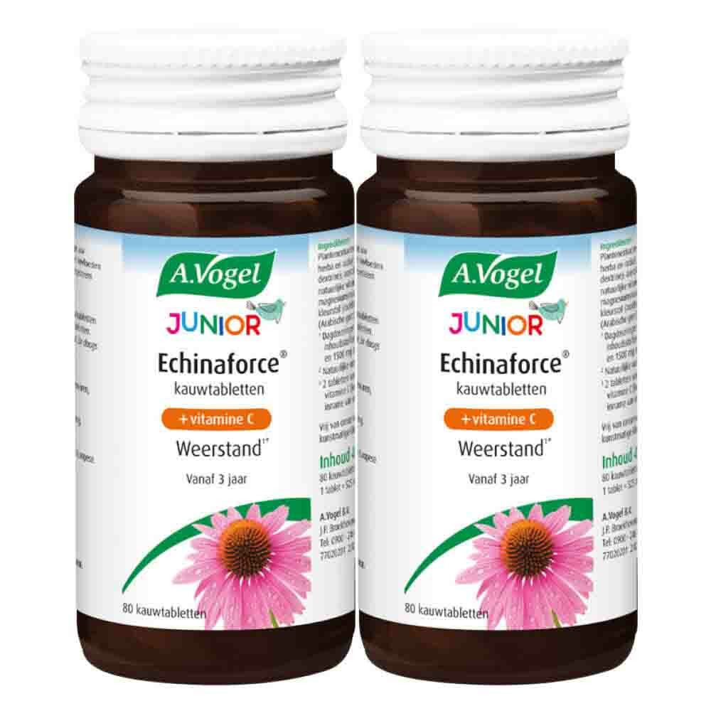 Gratis Verzending: 2x A.Vogel Junior Echinaforce met Vitamine C 80 kauwtabletten
