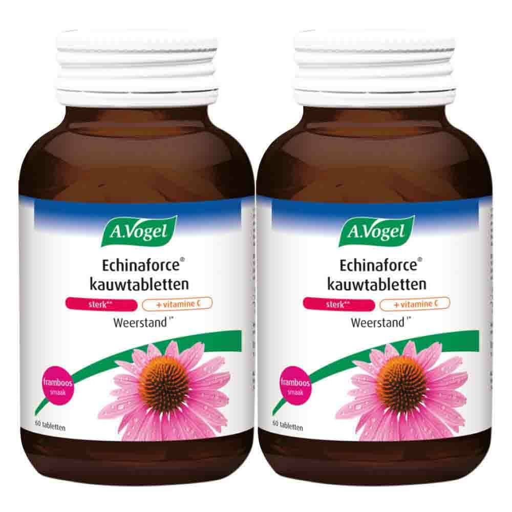 Gratis Verzending: 2x A.Vogel Echinaforce Sterk + Vitamine C 60 kauwtabletten