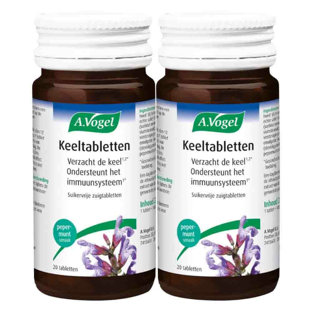 2x A.Vogel Keeltabletten 20 zuigtabletten