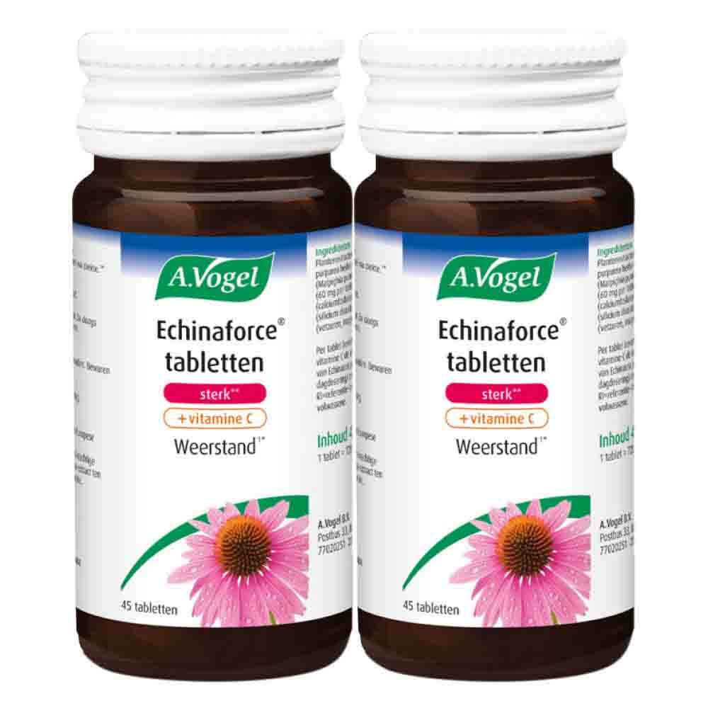 Gratis Verzending: 2x A.Vogel Echinaforce Sterk + Vitamine C 45 tabletten