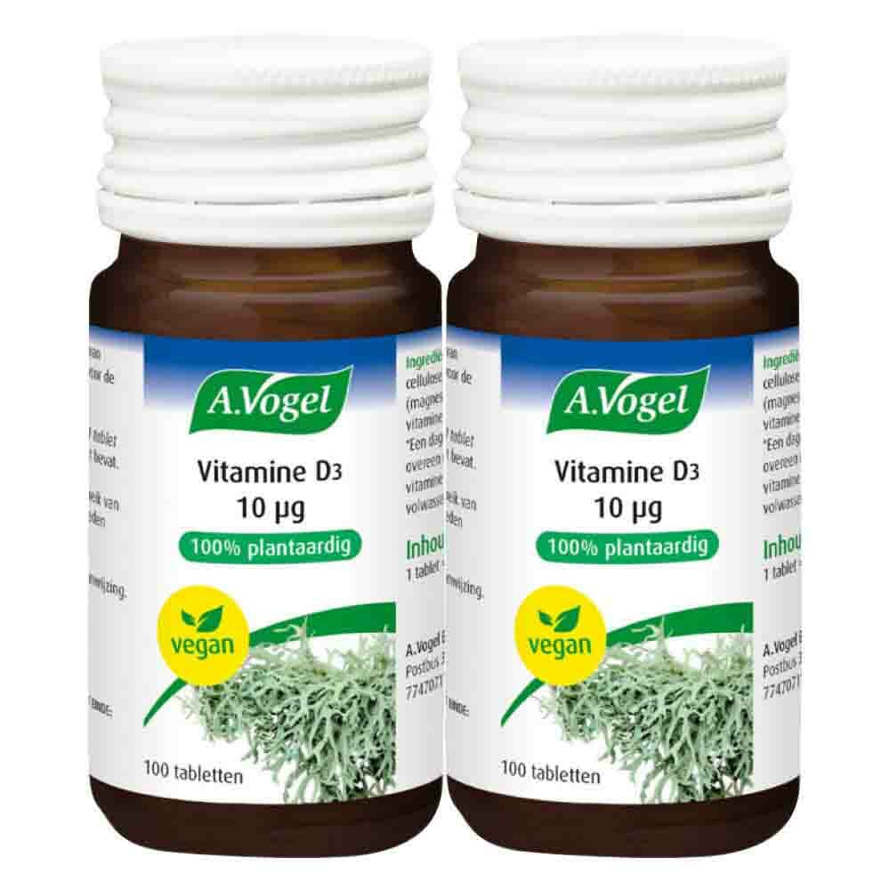 Gratis Verzending: 2x A.Vogel Vitamine D3 10 ug 100 tabletten