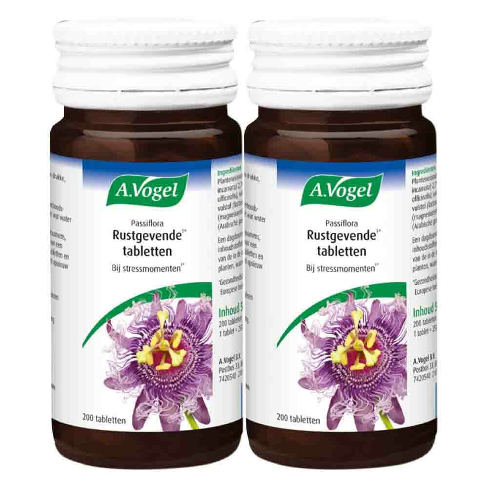 Gratis Verzending: 2x A.Vogel Passiflora Rustgevend 200 tabletten