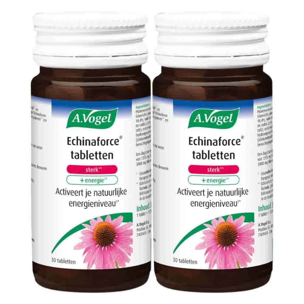 Gratis Verzending: 2x A.Vogel Echinaforce Sterk + Energie 30 tabletten