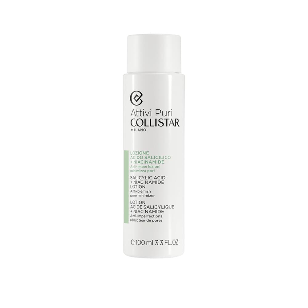 2e halve prijs: Collistar Attivi Puri Salicylic Acid + Niacinamide Lotion 100 ml