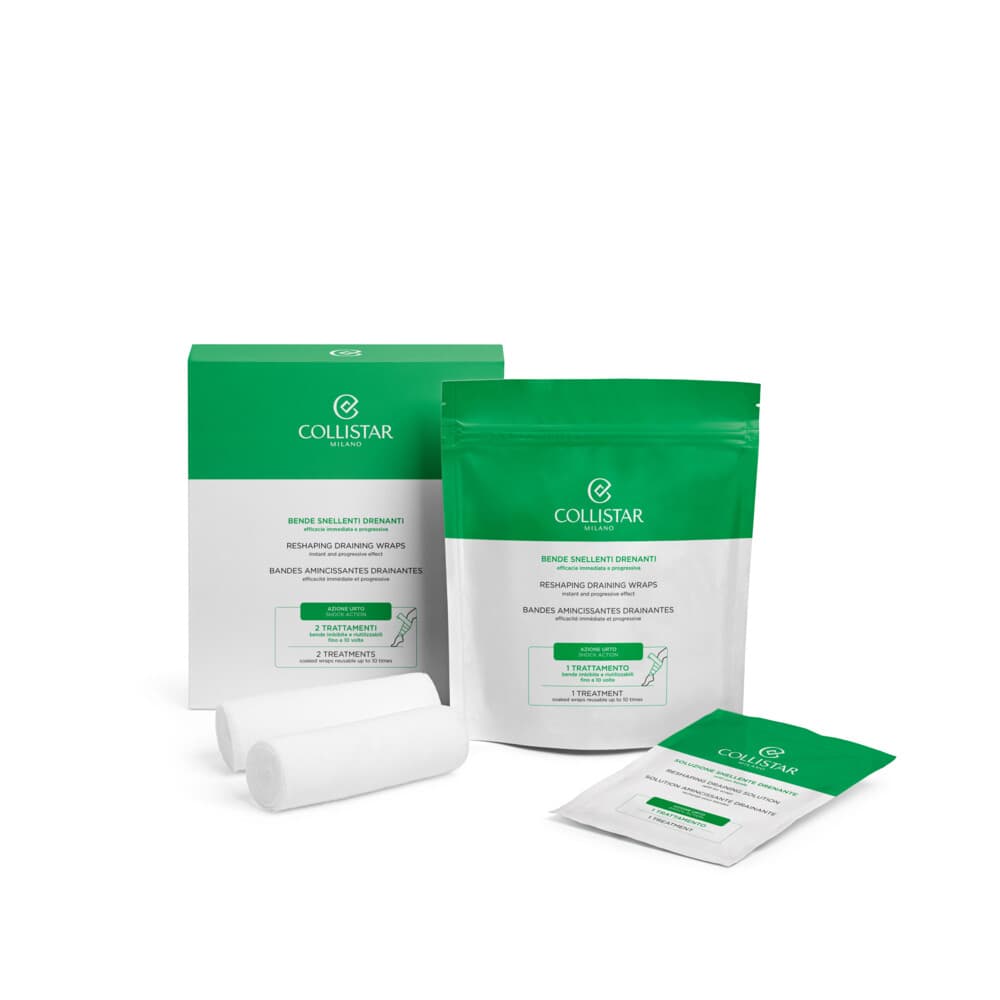 2e halve prijs: Collistar Reshaping Draining Wraps 2 x 100 ml