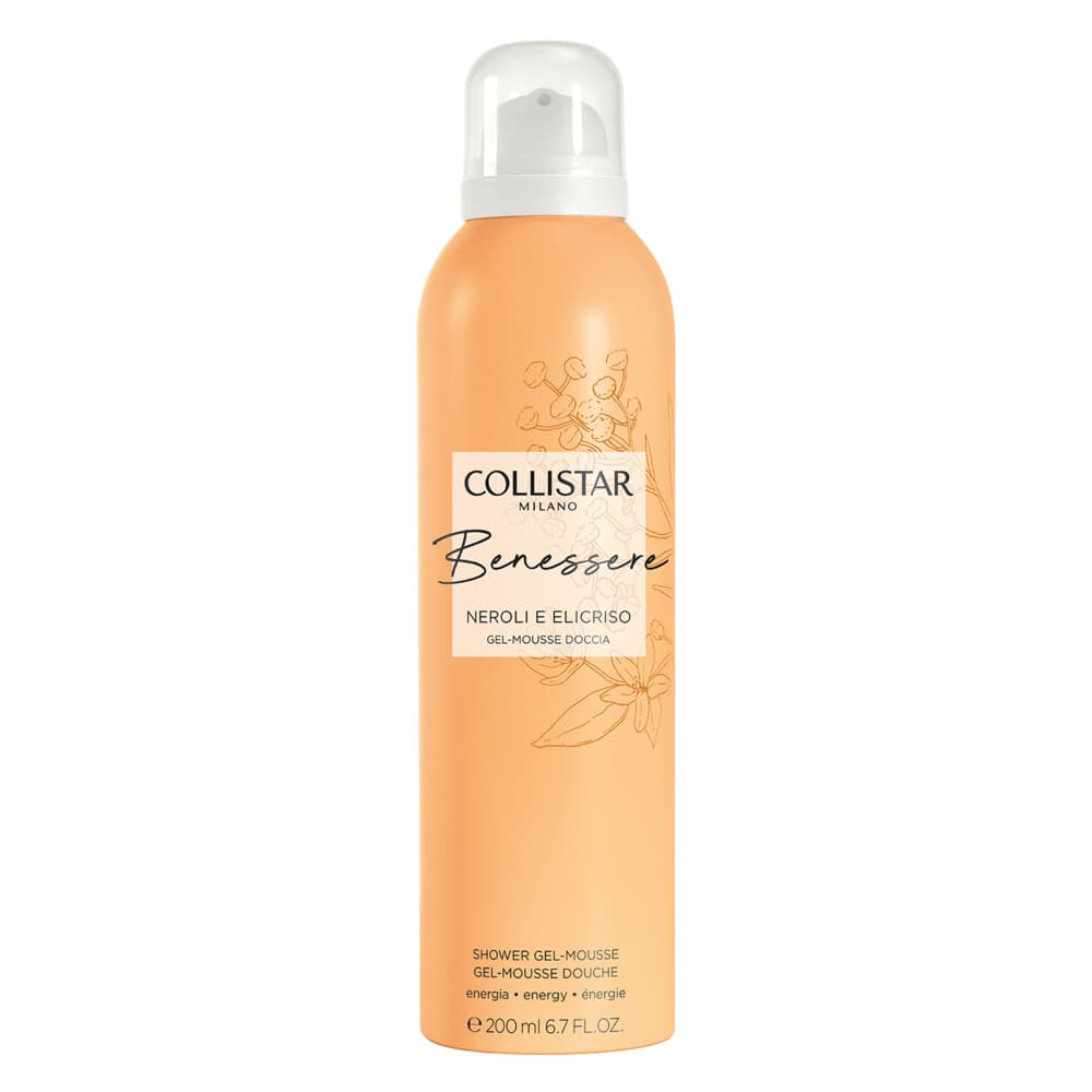 2e halve prijs: Collistar Shower Gel-Mousse Neroli and Helichrysum Benessere 200 ml