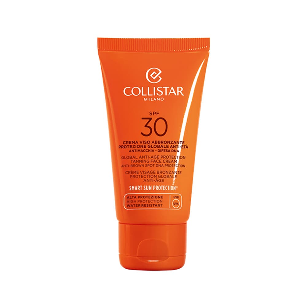 2e halve prijs: Collistar Globale Anti-Age Protection Tanning Face Cream SPF 30 50 ml