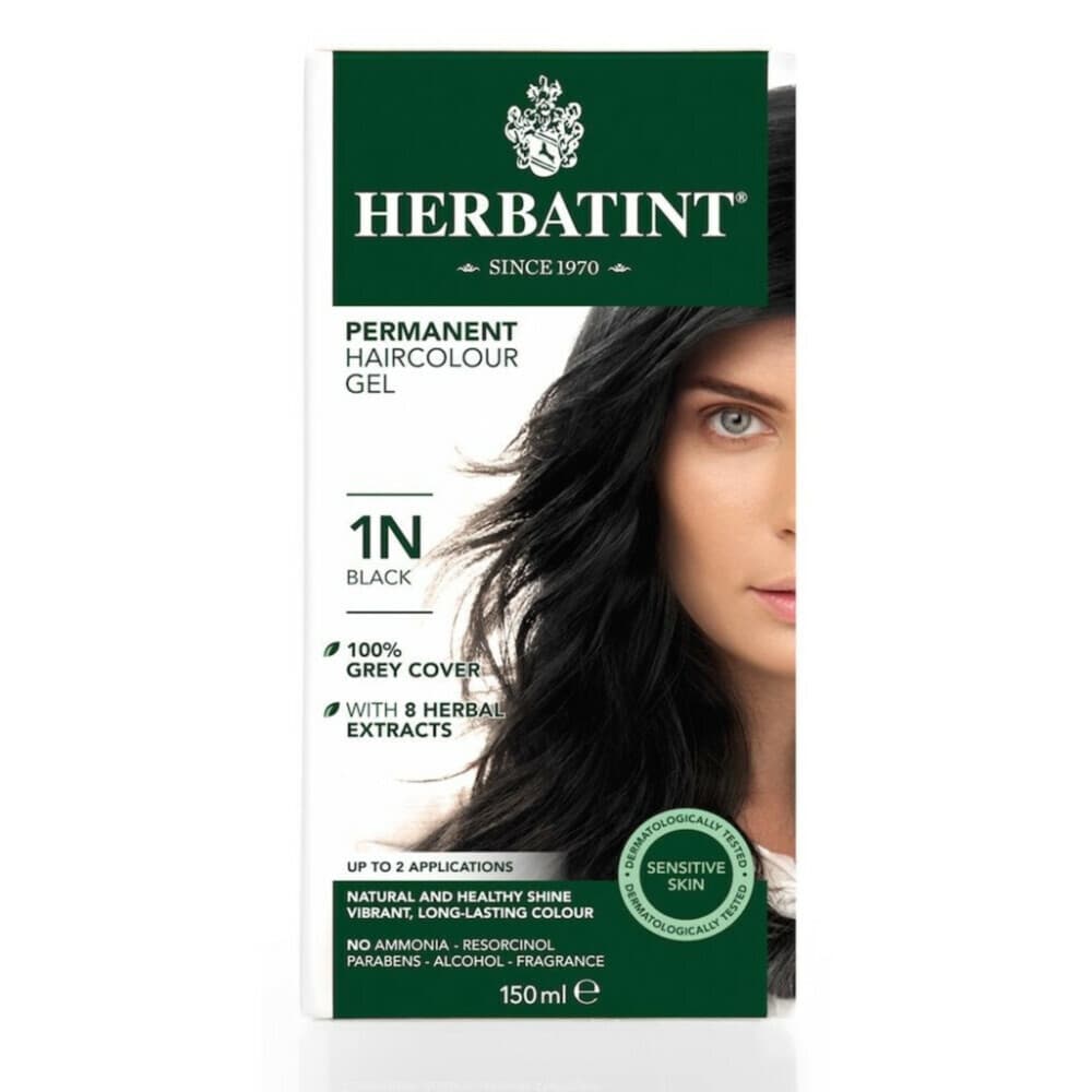Herbatint Haarverf 1N Zwart 170 ml