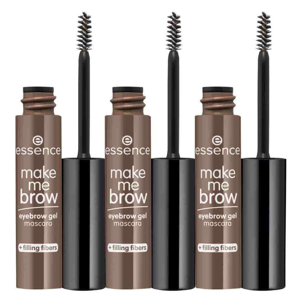 3x essence Make Me Brow Eyebrow Gel Mascara 02 Browny Brows 3,8 ml