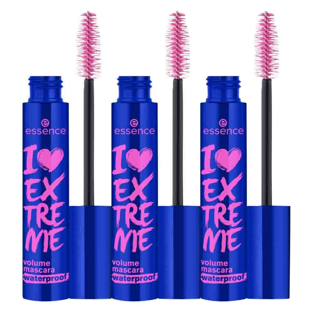 3x essence I Love Extreme Mascara Volume Waterproof 12 ml