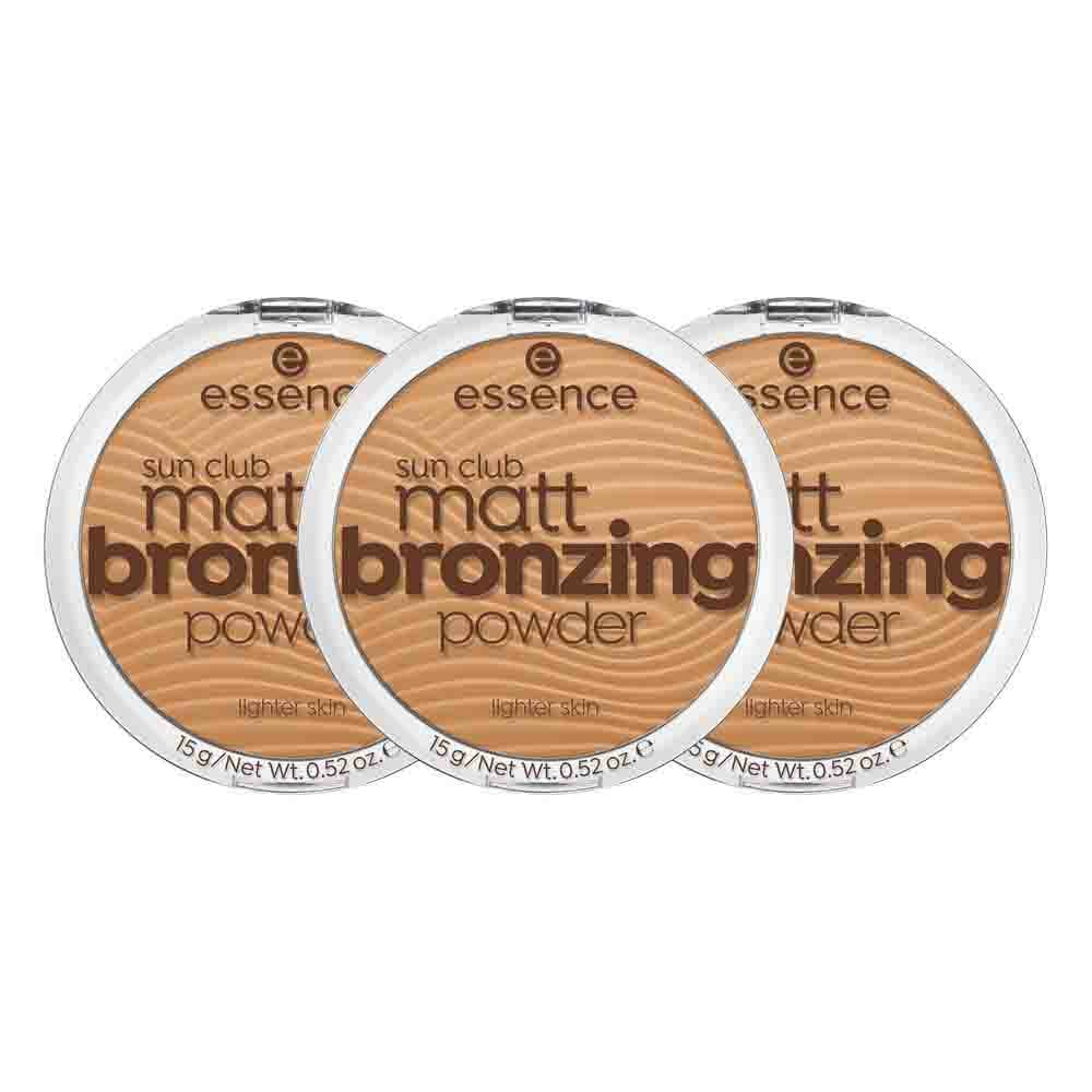 3x essence Sun Club Matt Bronzing Powder 01 Natural 15 gr