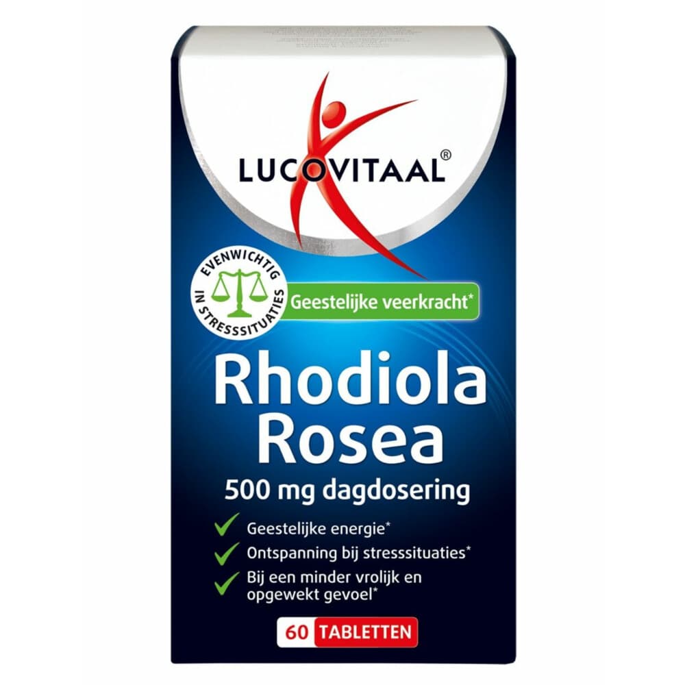 Gratis Verzending: 2x Lucovitaal Rhodiola Rosea 60 tabletten