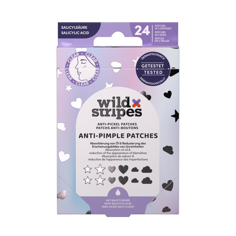 Wild Stripes Anti-Pimple Patches Holo Clear 24 stuks