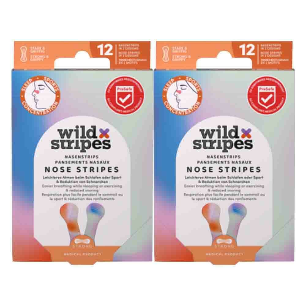 2x Wild Stripes Neusstrips Sunrise 12 stuks