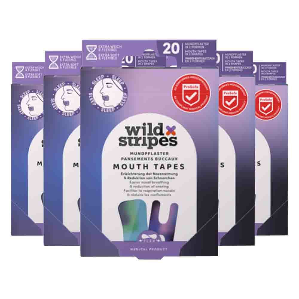 5x Wild Stripes Mondstrips Sunset 20 stuks