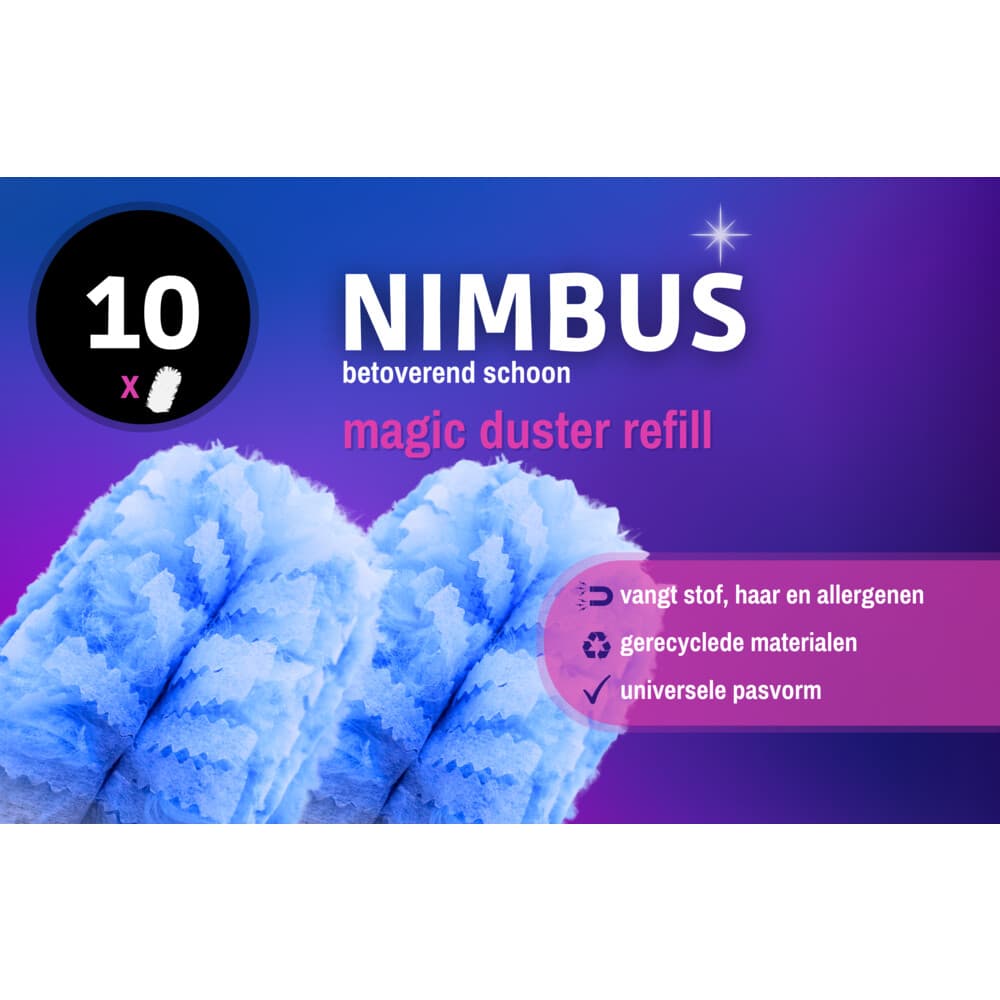 8x NIMBUS Magic Duster Refill 10 stuks