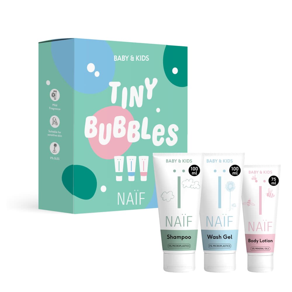 Naif Baby&Kids Geschenkset Tiny Bubbels Essentials 1 set