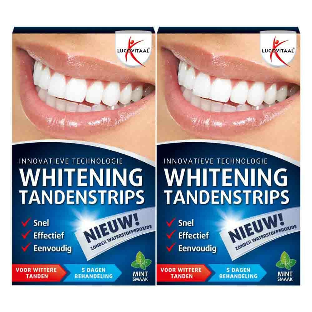2x Lucovitaal Whitening Tandenstrips 5 sets