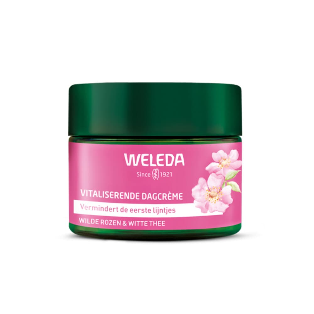 3x WELEDA Wilde Rozen&Witte Thee Vitaliserende Dagcrème 40 ml